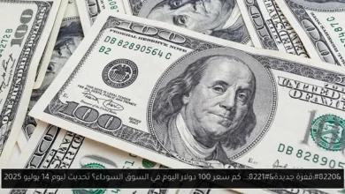 كم سعر 100 دولار اليوم في السوق السوداء؟