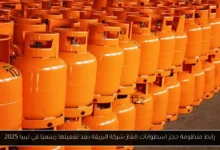 منظومة حجز اسطوانات الغاز شركة البريقة