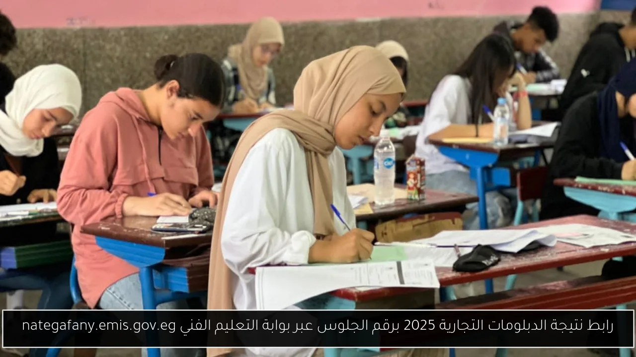 نتيجة الدبلومات التجارية 2025 برقم الجلوس