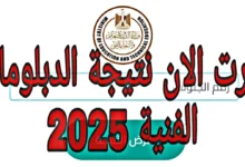 نتيجة الدبلومات الفنيه برقم الجلوس
