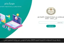 الان ظهور نتائج الدبلومات الفنية 2025