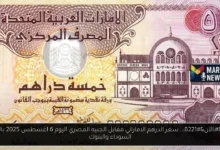 سعر الدرهم الاماراتي