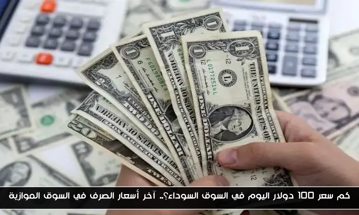 كم سعر ١٠٠ دولار اليوم في السوق السوداء؟.. آخر أسعار الصرف في السوق الموازية
