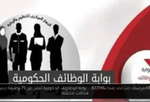 بوابة الوظائف الحكومية