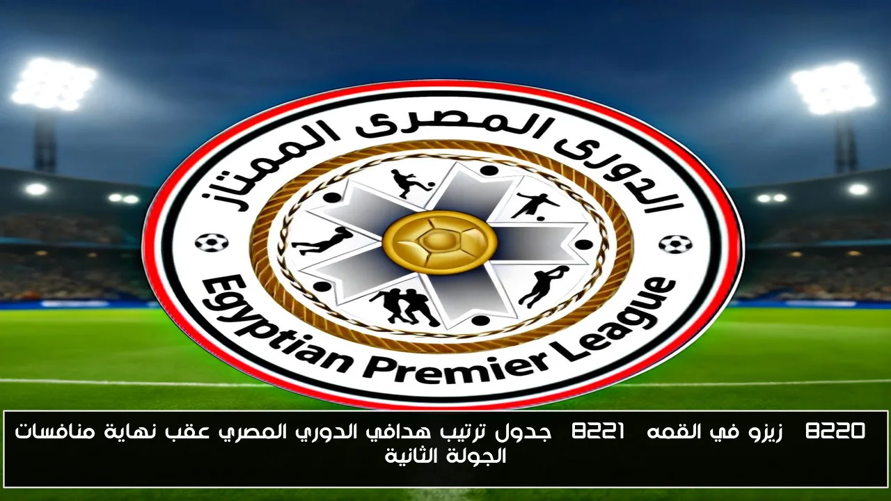 “زيزو في القمه” جدول ترتيب هدافي الدوري المصري 2025 عقب انتهاء منافسات الجولة الثانية