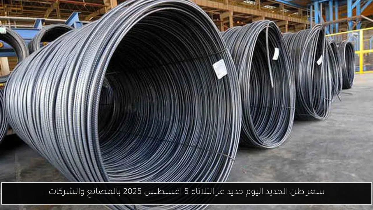 سعر طن الحديد اليوم حديد عز
