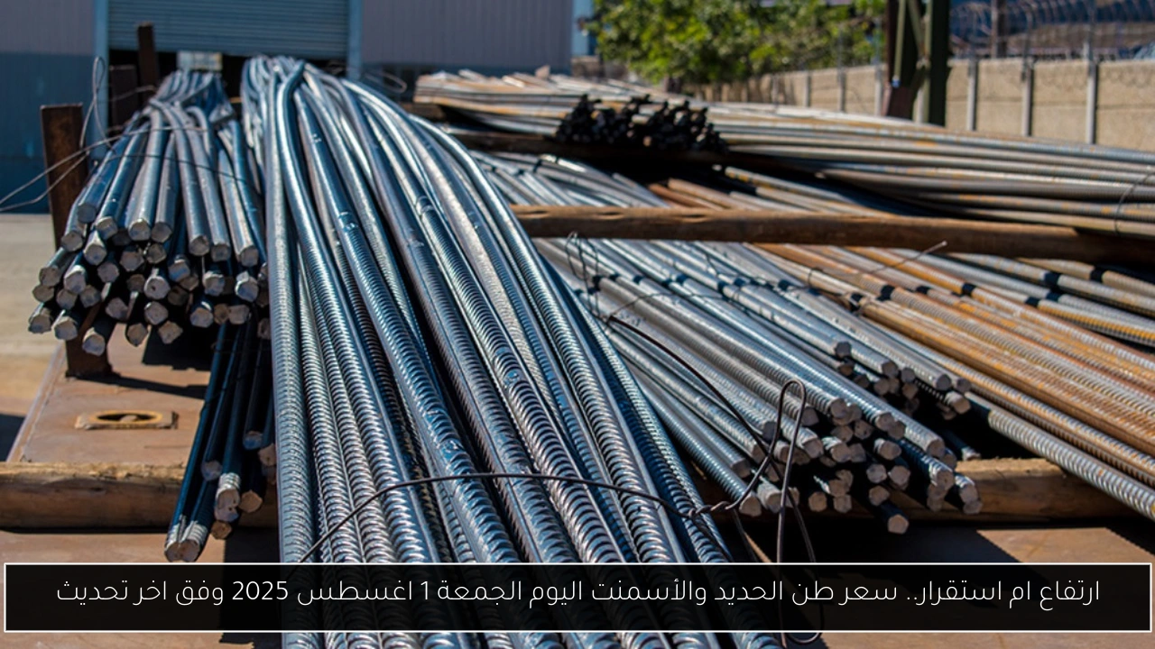سعر طن الحديد والأسمنت اليوم