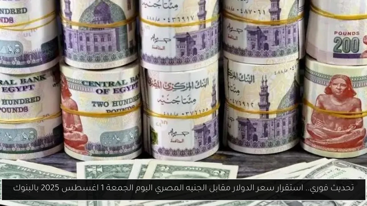 سعر الدولار مقابل الجنيه المصري