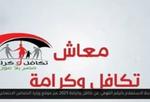 استعلام بالرقم القومي تكافل وكرامة