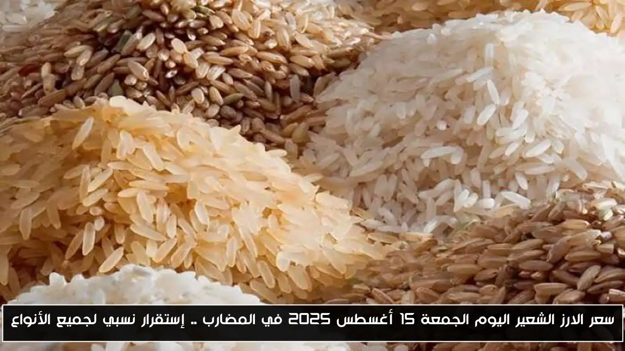 سعر الارز الشعير اليوم الجمعة 15 أغسطس 2025 في المضارب .. إستقرار نسبي لجميع الأنواع