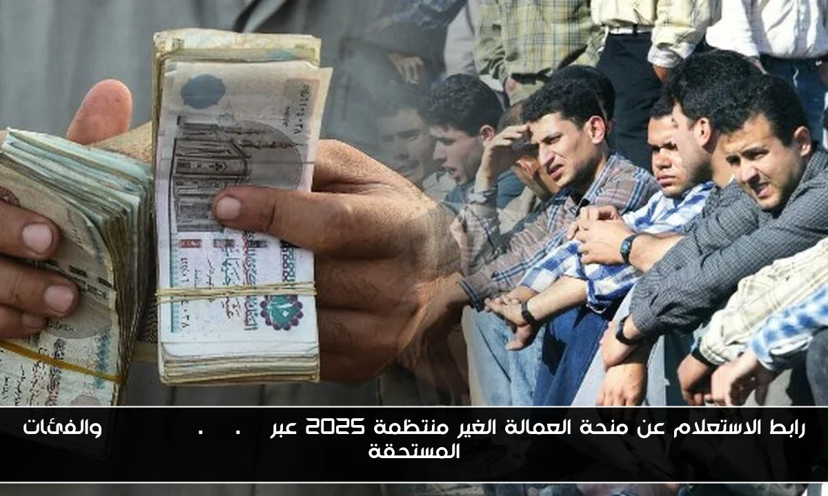 رابط الاستعلام عن منحة العمالة الغير منتظمة 2025 عبر manpower.gov.eg والفئات المستحقة