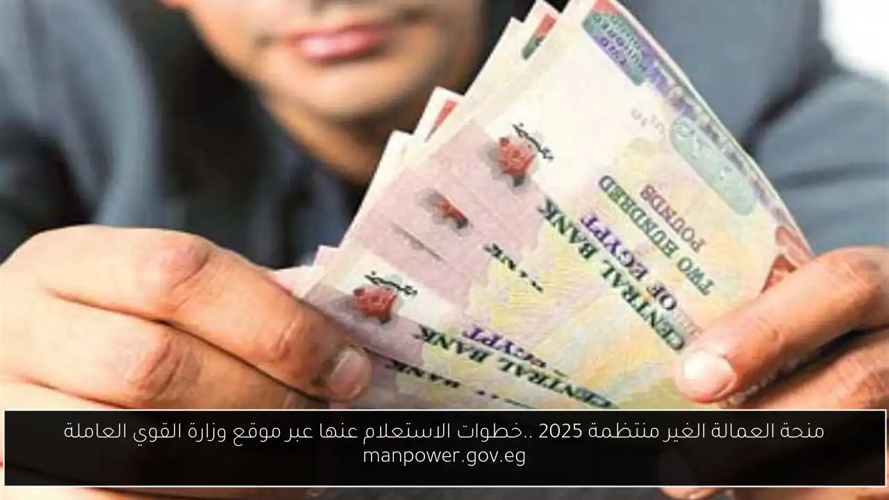 منحة العمالة الغير منتظمة 2025