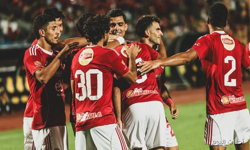 “المارد الاحمر vs زعيم الفلاحين” موعد مباراة الأهلي وغزل المحلة في دورى نايل والقنوات الناقلة