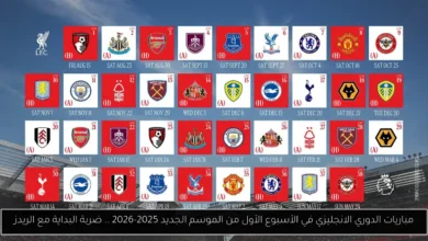 مباريات الدوري الانجليزي