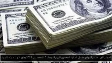 سعر الدولار مقابل الجنيه المصري اليوم