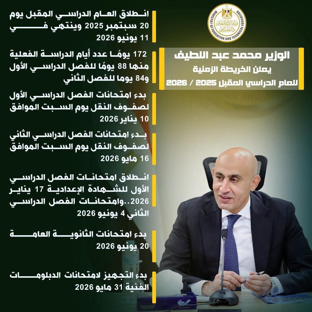 موعد بدء العام الدراسي الجديد