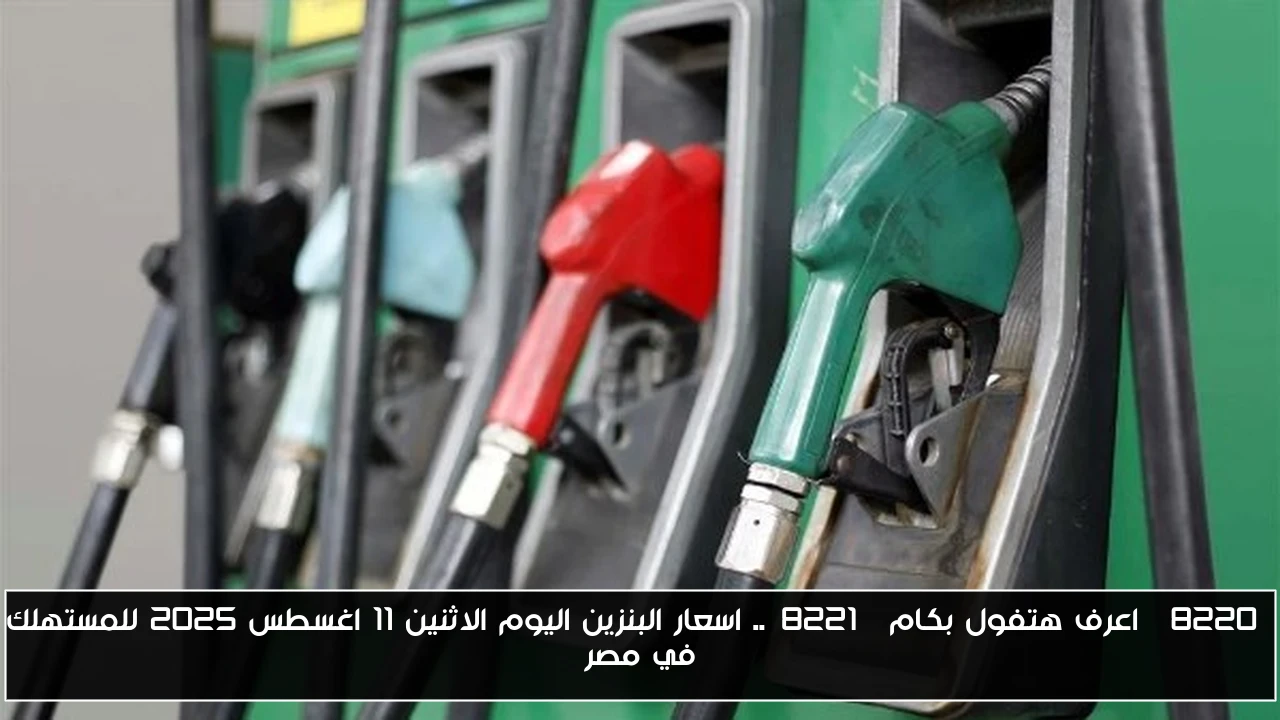 “اعرف هتفول بكام”.. اسعار البنزين اليوم الاثنين 11 اغسطس 2025 للمستهلك في مصر