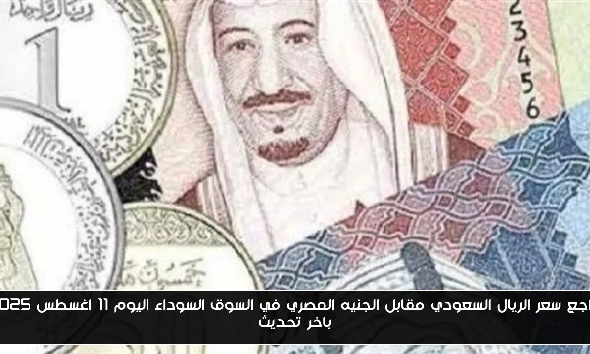 تراجع سعر الريال السعودي مقابل الجنيه المصري في السوق السوداء اليوم 11 اغسطس 2025 باخر تحديث
