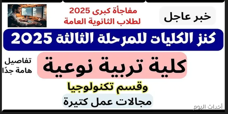 رسميًا بدء تنسيق المرحلة الثالثة 2025 بحد ادنى 50% للنظام الحديث.. رابط التسجيل والكليات المتاحة