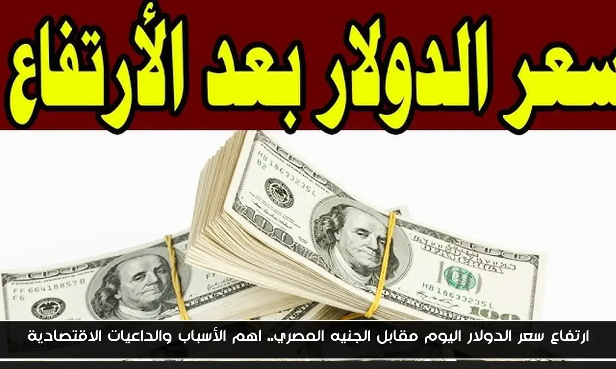 ارتفاع سعر الدولار اليوم مقابل الجنيه المصري.. اهم الأسباب والداعيات الاقتصادية