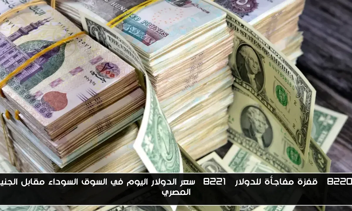 “قفزة مفاجأة للدولار” سعر الدولار اليوم في السوق السوداء مقابل الجنيه المصري