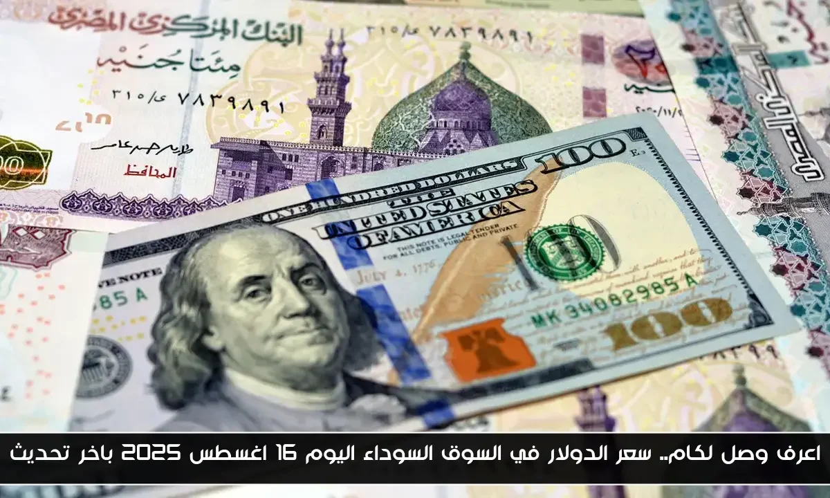 اعرف وصل لكام.. سعر الدولار في السوق السوداء اليوم 16 اغسطس 2025 باخر تحديث