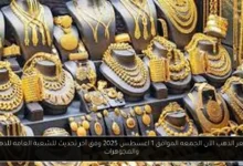 سعر الذهب الآن