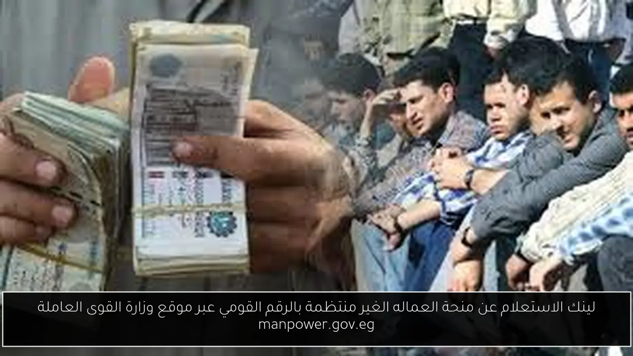 الاستعلام عن منحة العماله الغير منتظمة