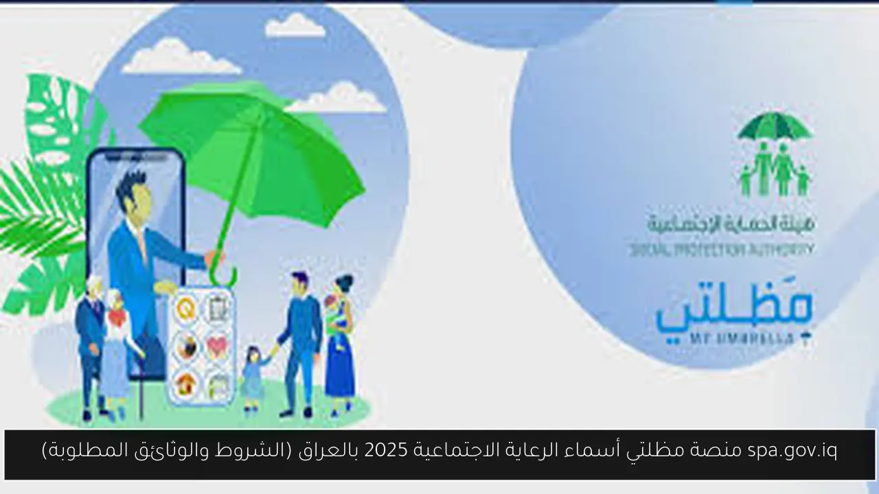 منصة مظلتي أسماء الرعاية الاجتماعية