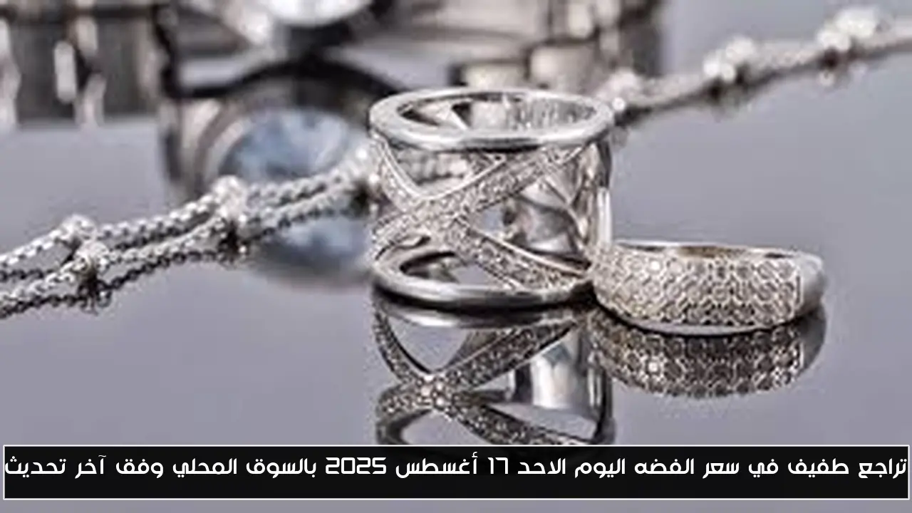 تراجع طفيف في سعر الفضه اليوم الاحد 17 أغسطس 2025 بالسوق المحلي وفق آخر تحديث