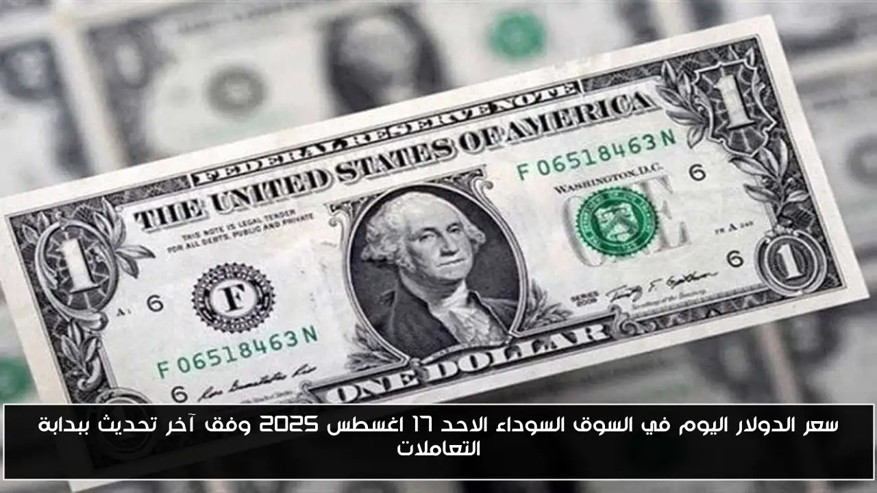سعر الدولار اليوم في السوق السوداء الاحد 17 اغسطس 2025 وفق آخر تحديث ببدابة التعاملات