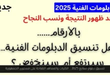 تنسيق دبلوم صنايع 2025