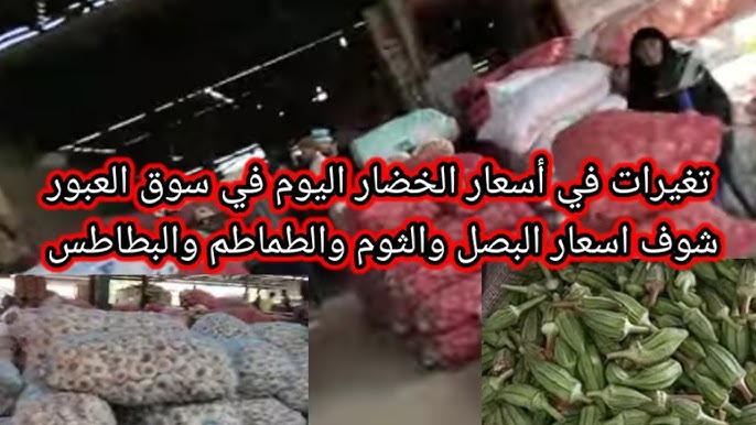 اسعار الخضروات في سوق العبور اليوم