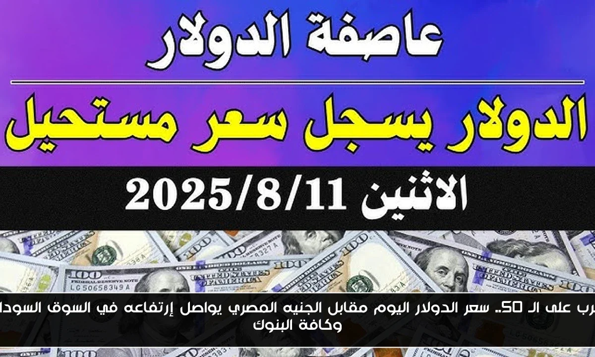 قرب على الـ 50.. سعر الدولار اليوم مقابل الجنيه المصري يواصل إرتفاعه في السوق السوداء وكافة البنوك