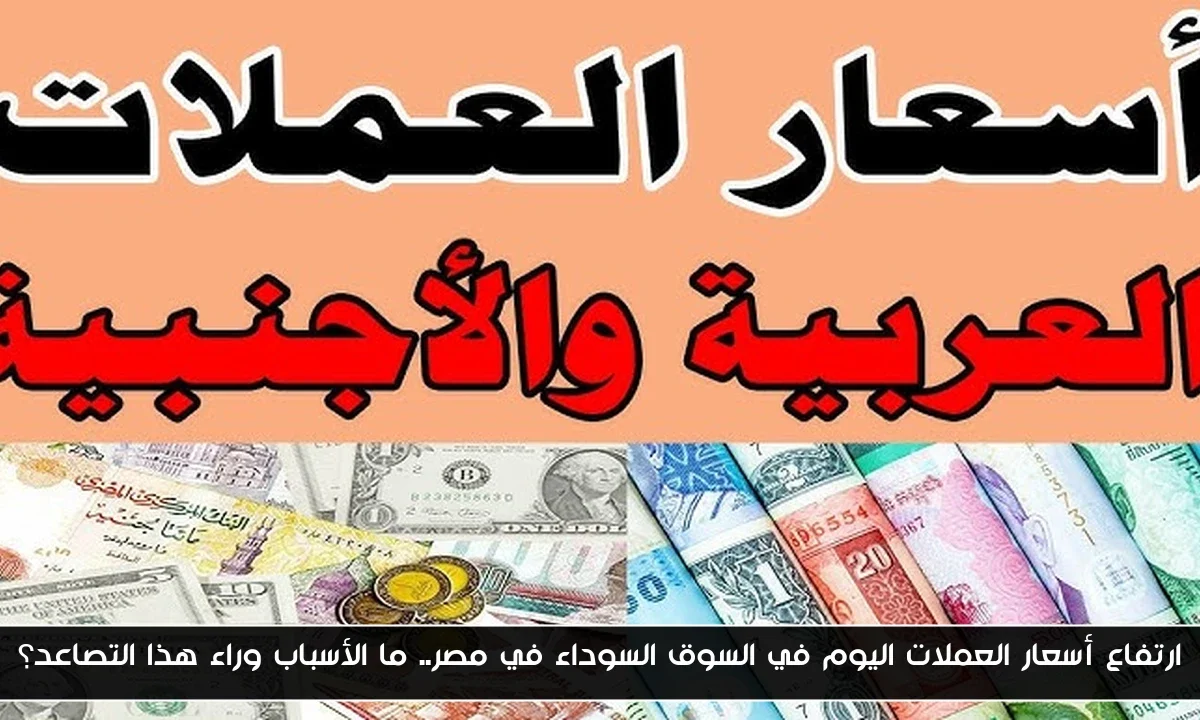 ارتفاع أسعار العملات اليوم في السوق السوداء في مصر.. ما الأسباب وراء هذا التصاعد؟