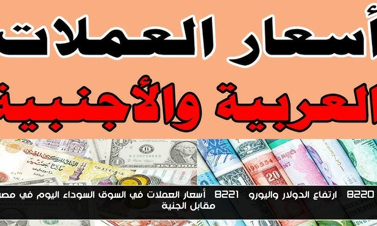 “ارتفاع الدولار واليورو” أسعار العملات في السوق السوداء اليوم في مصر مقابل الجنية