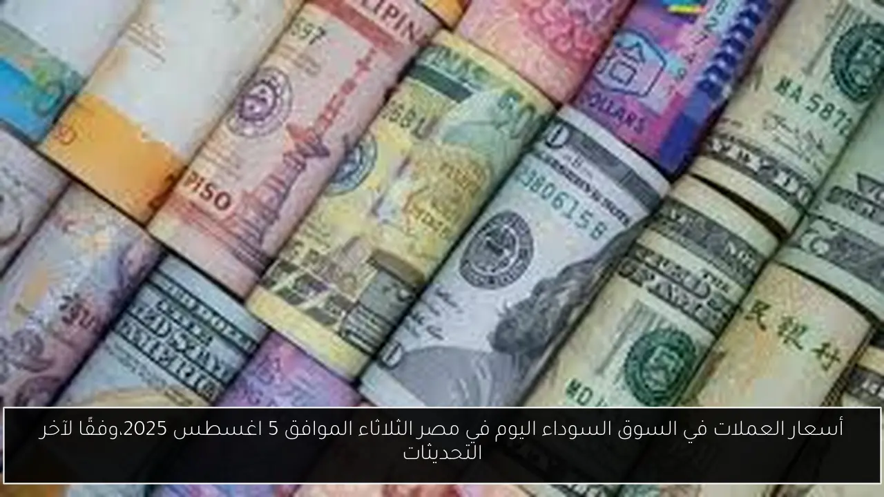 أسعار العملات في السوق السوداء اليوم في مصر