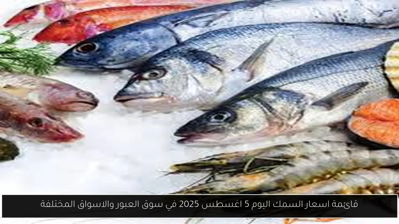 اسعار السمك اليوم