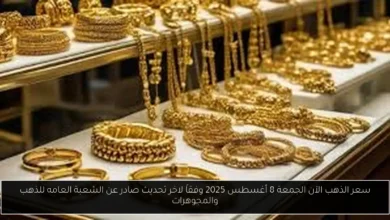 سعر الذهب الآن