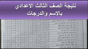 نتيجة الشهادة الإعدادية الدور الثاني