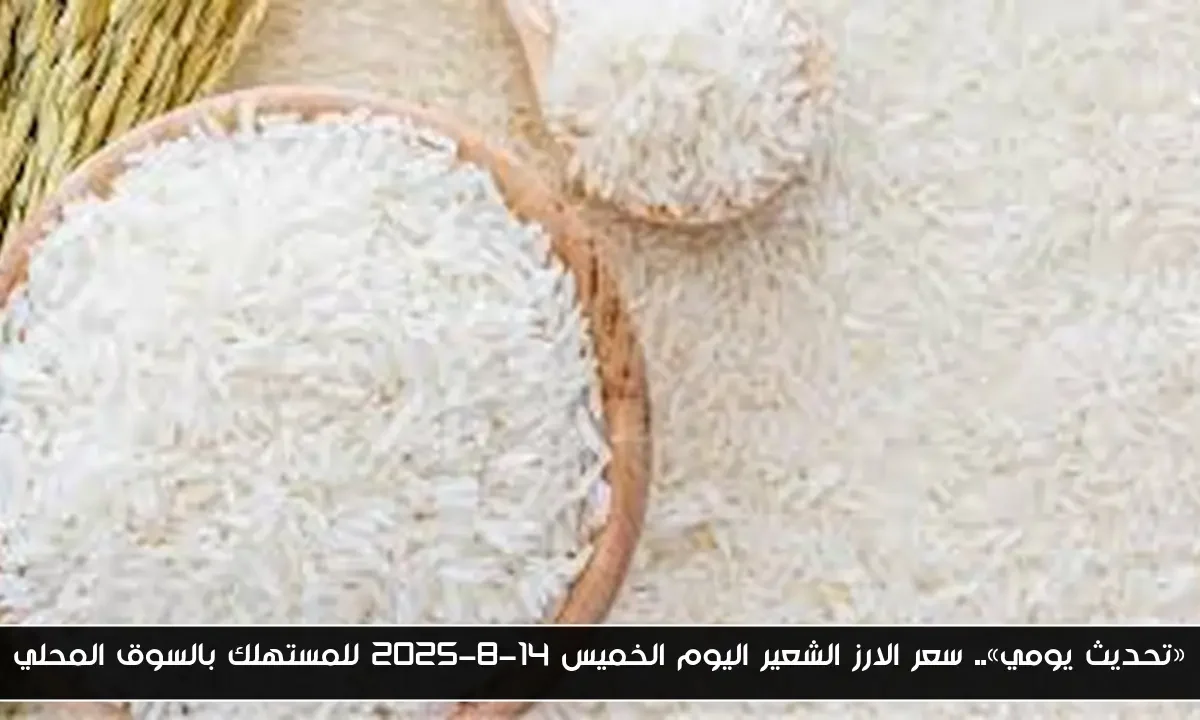 «تحديث يومي».. سعر الارز الشعير اليوم الخميس 14-8-2025 للمستهلك بالسوق المحلي