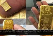 سعر سبيكة الذهب اليوم 10 جرام btc