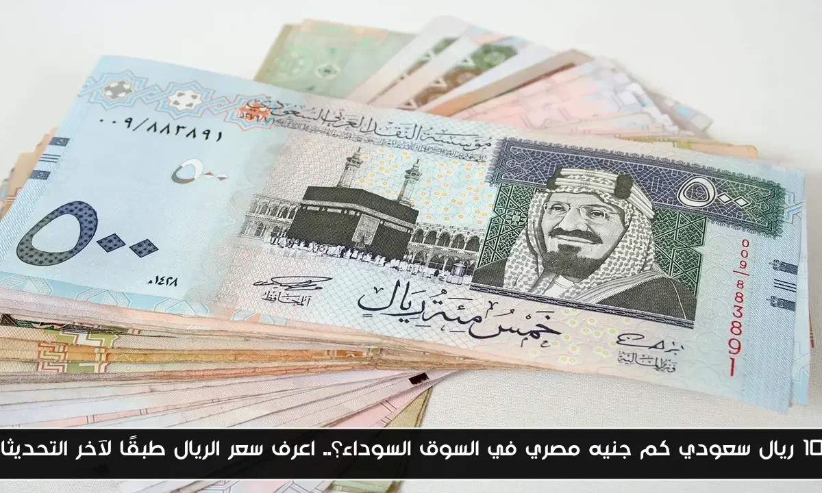 100 ريال سعودي كم جنيه مصري في السوق السوداء؟.. اعرف سعر الريال طبقًا لآخر التحديثات