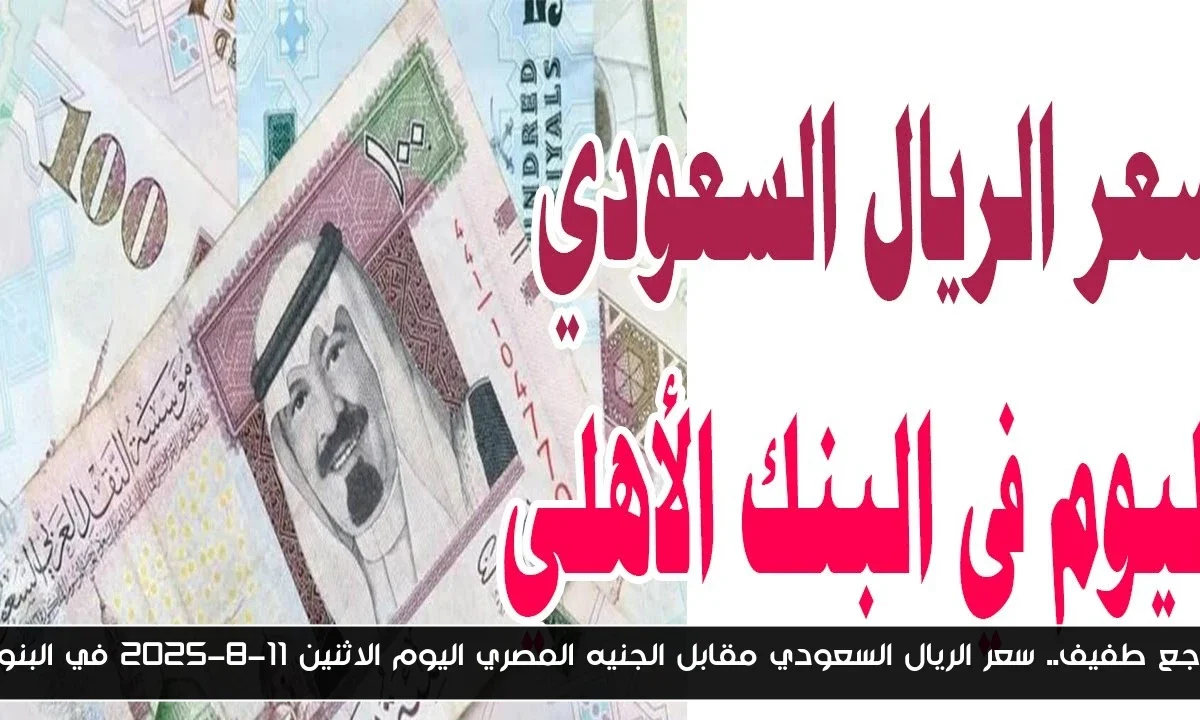 تراجع طفيف.. سعر الريال السعودي مقابل الجنيه المصري اليوم الاثنين 11-8-2025 في البنوك
