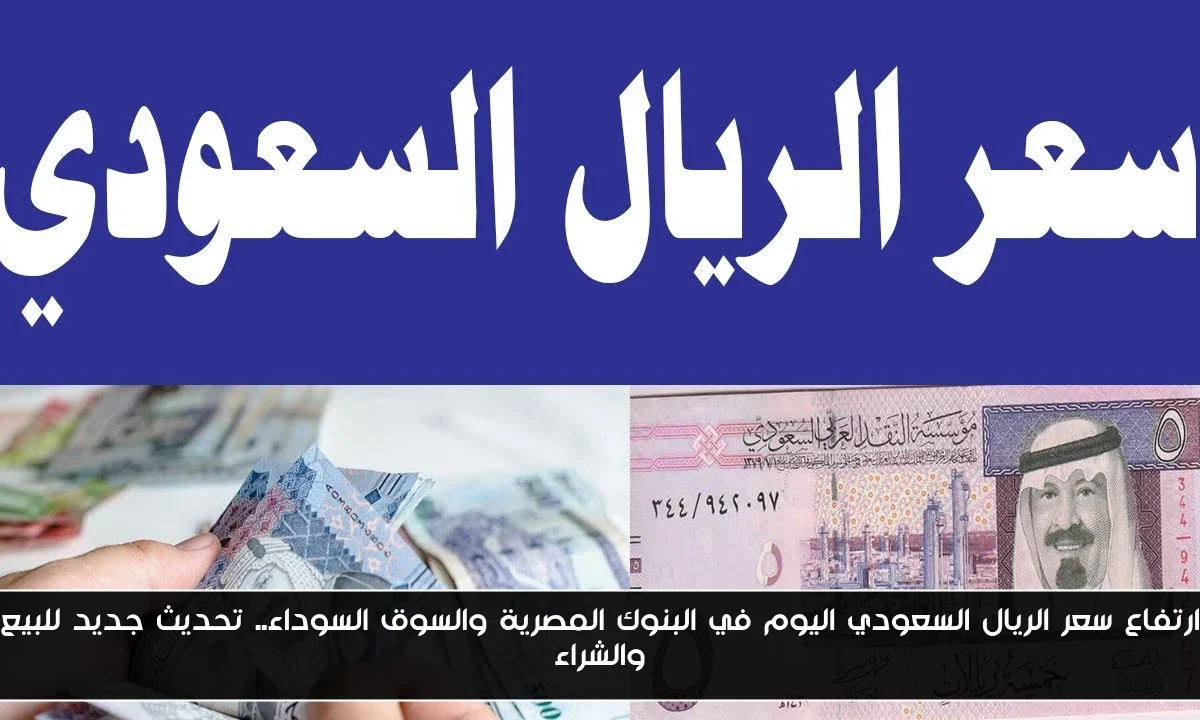 ارتفاع سعر الريال السعودي اليوم في البنوك المصرية والسوق السوداء.. تحديث جديد للبيع والشراء