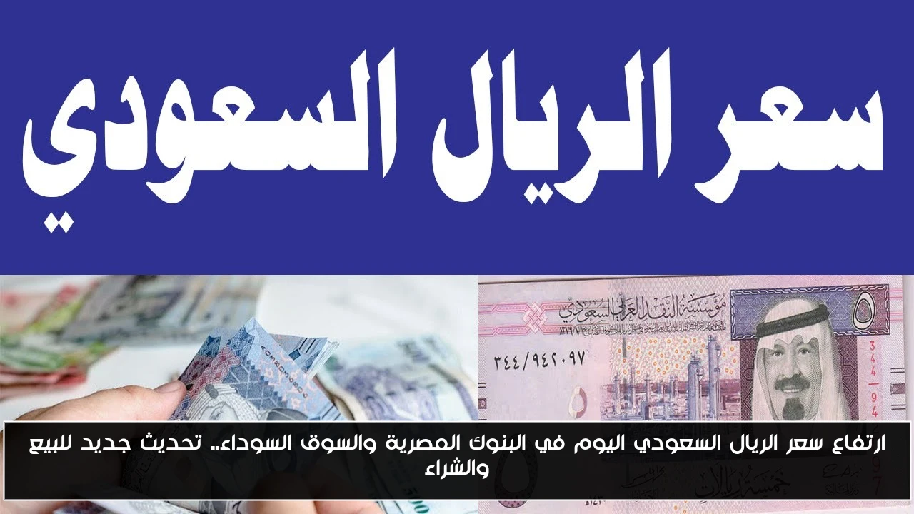 ارتفاع سعر الريال السعودي اليوم في البنوك المصرية والسوق السوداء.. تحديث جديد للبيع والشراء