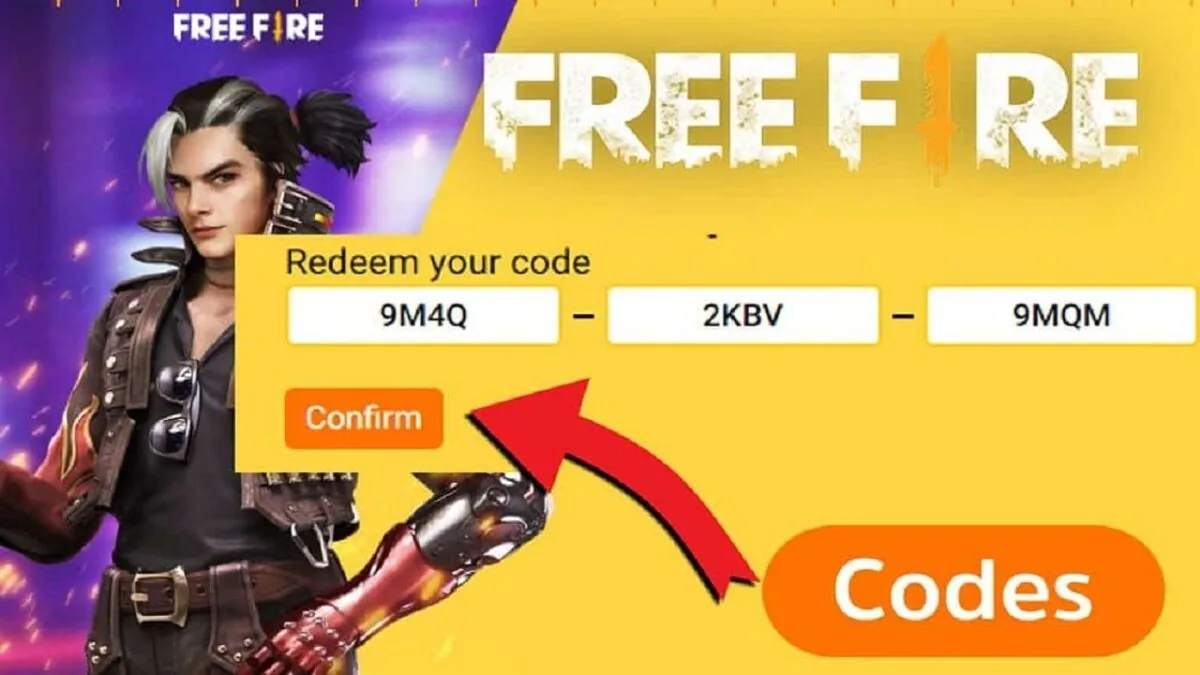 أكواد فري فاير مجانا