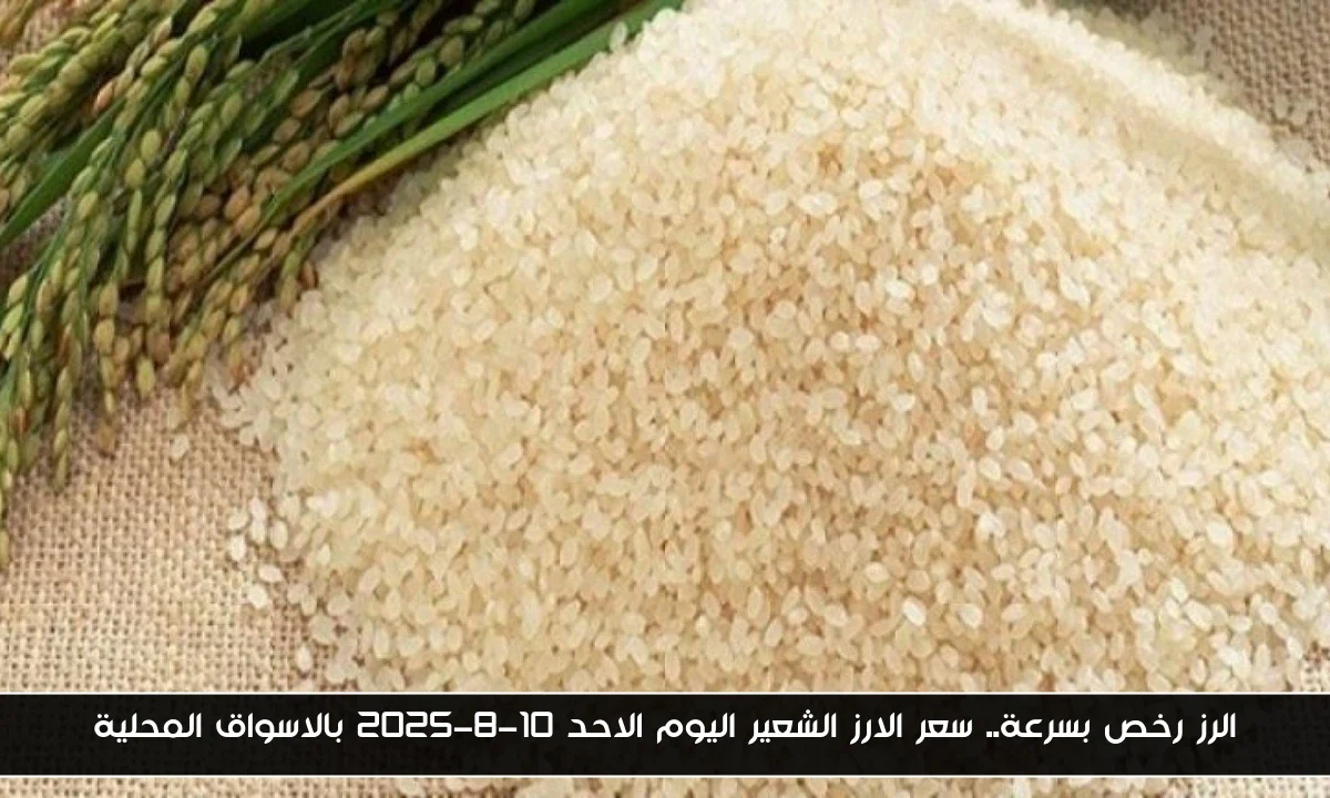 الرز رخص بسرعة.. سعر الارز الشعير اليوم الاحد 10-8-2025 بالاسواق المحلية