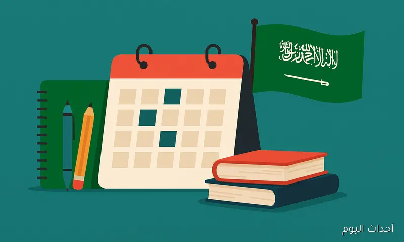 التقويم الدراسي 1447 السعودية | مواعيد البداية والنهاية والاجازات كاملة