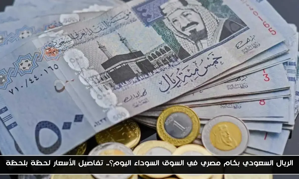 الريال السعودي بكام مصري في السوق السوداء اليوم؟.. تفاصيل الأسعار لحظة بلحظة